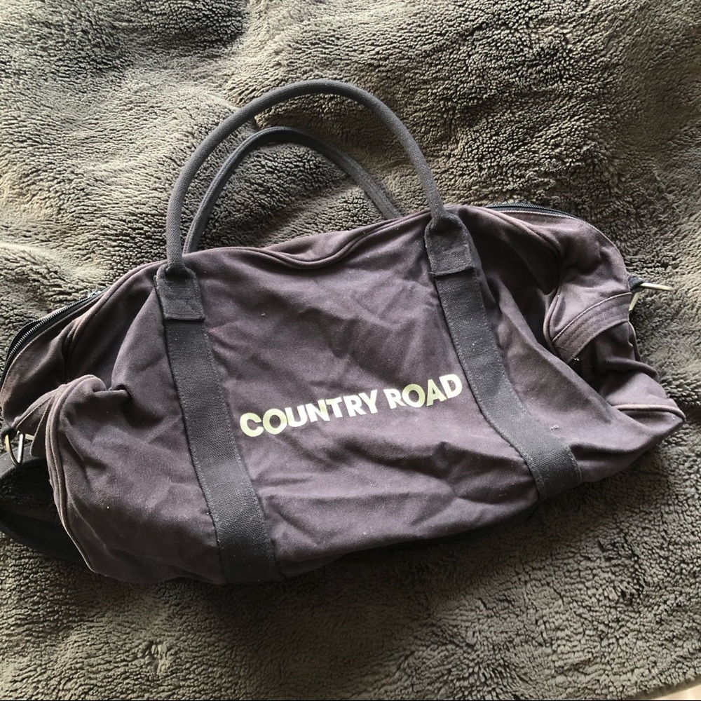 ❌SOLD❌ Country Road Zip Canvas Bag